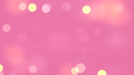 Pink abstract bokeh for background