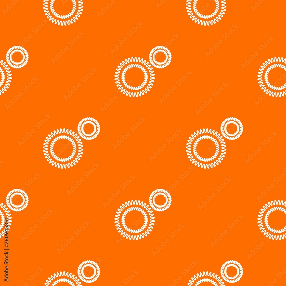 Poster mildew virus pattern vector orange for any web design best