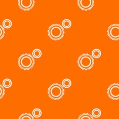 Mildew virus pattern vector orange for any web design best