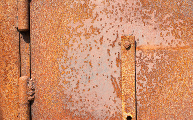 Old metal texture. Iron surface rust. Old grunge rustic metal texture use for background