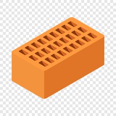 Brick icon. Isometric illustration of brick vector icon for web