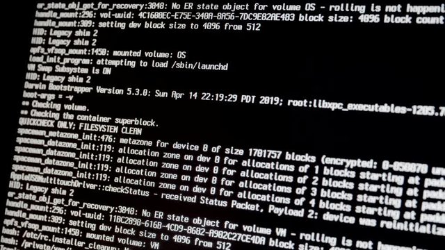 Code 2.1 Loging loading OS X system process
