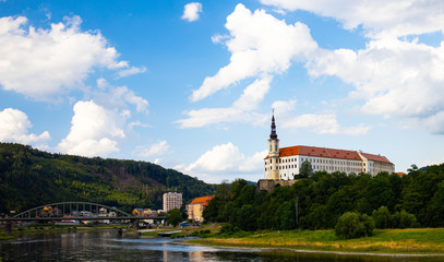 Fototapeta premium Castle in Děčín, Republika Czeska 