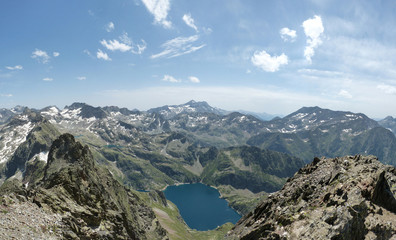 Obraz premium Vue depuis le Hourgade