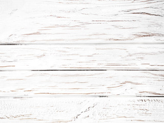 texture of old white wooden wall. Background of vintage wooden wall covered with white paint. copy space