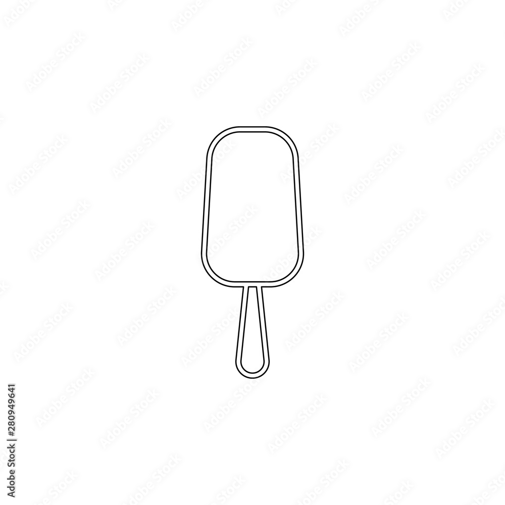 Poster ice cream icon. element of ice cream for mobile concept and web apps icon. outline, thin line icon f