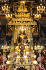 Bangkok Wat Pathum Wanaram Ratchaworawihan Buddhist temple, Thailand