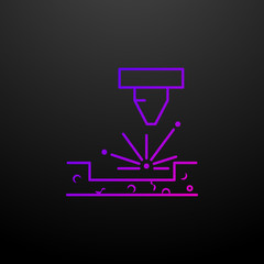 Laser wood cutting nolan icon. Elements of laser set. Simple icon for websites, web design, mobile app, info graphics