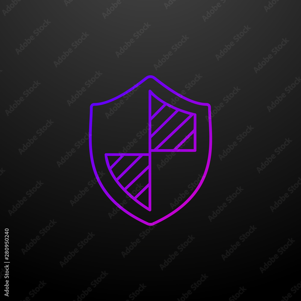 Poster anti virus outline nolan icon. elements of security set. simple icon for websites, web design, mobil