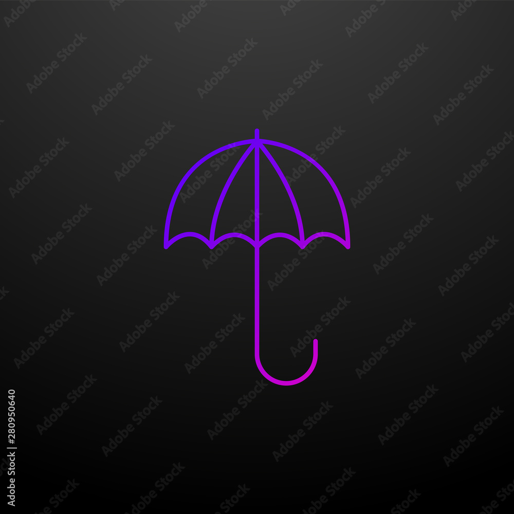 Poster insurance sign outline nolan icon. elements of security set. simple icon for websites, web design, m