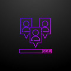 Users web browser nolan icon. Elements of seo and online marketing set. Simple icon for websites, web design, mobile app, info graphics