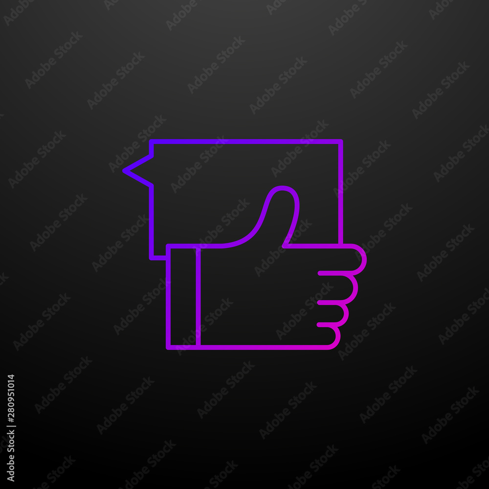 Poster like comment nolan icon. elements of seo and online marketing set. simple icon for websites, web des