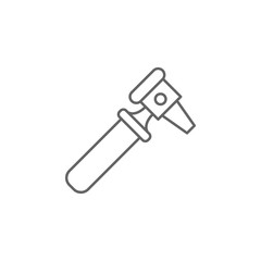 Otoscope, tool icon. Element of medicine icon. Thin line icon