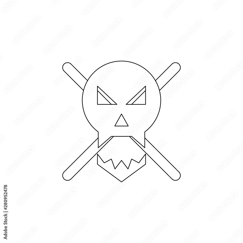 Aufkleber antivirus logo icon. element of virus antivirus for mobile concept and web apps icon. outline, thin 