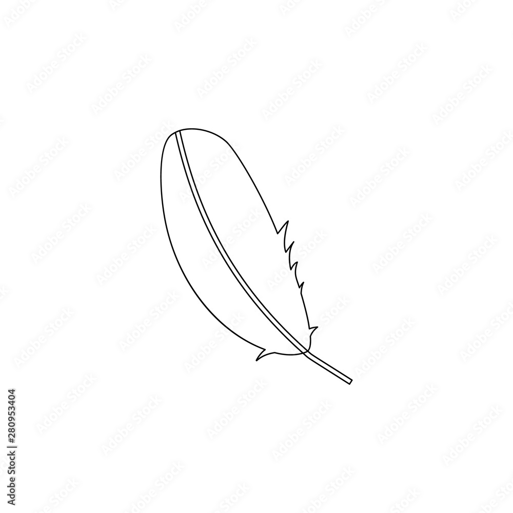 Aufkleber pen icon. element of web for mobile concept and web apps icon. outline, thin line icon for website d