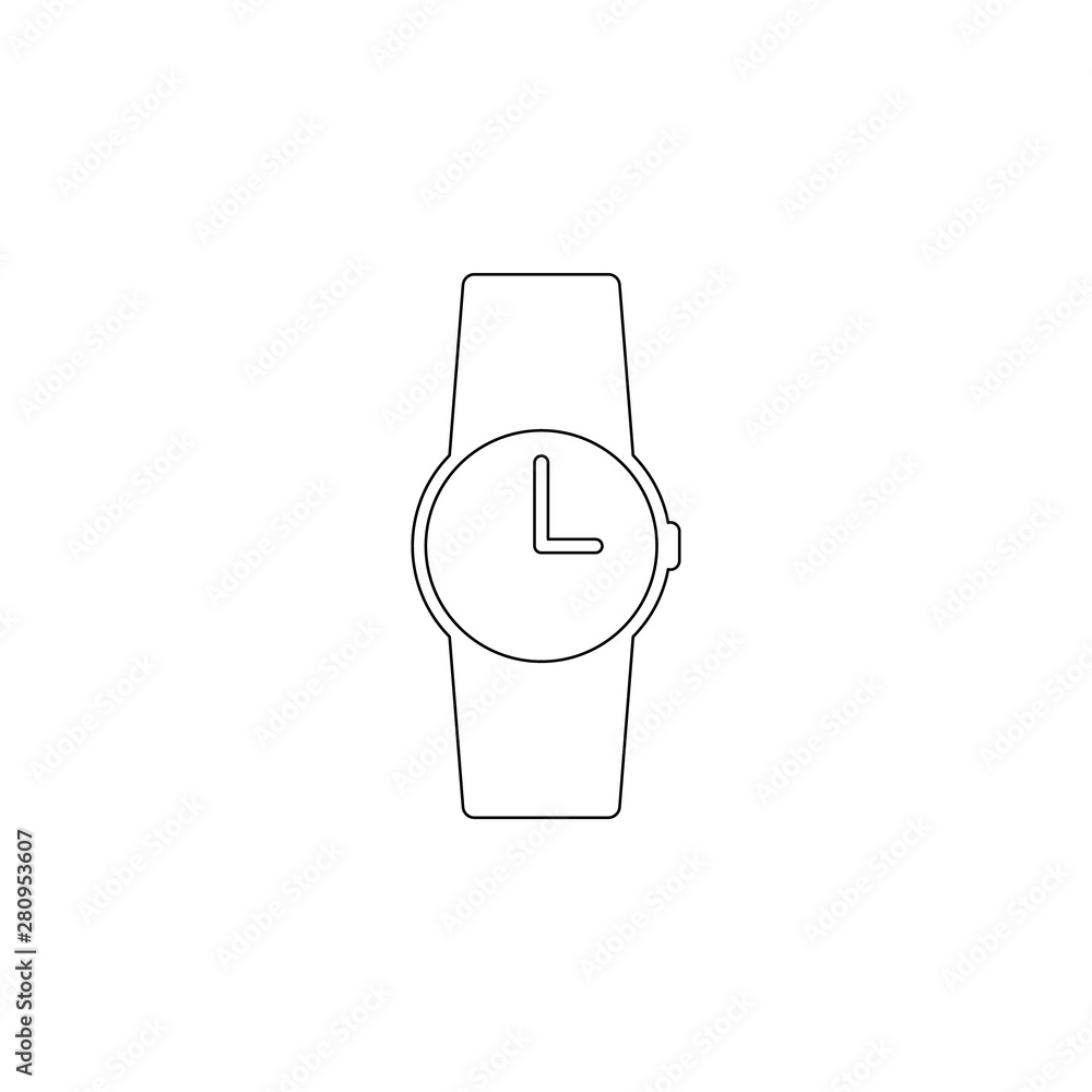 Poster watch icon. element of web for mobile concept and web apps icon. outline, thin line icon for website