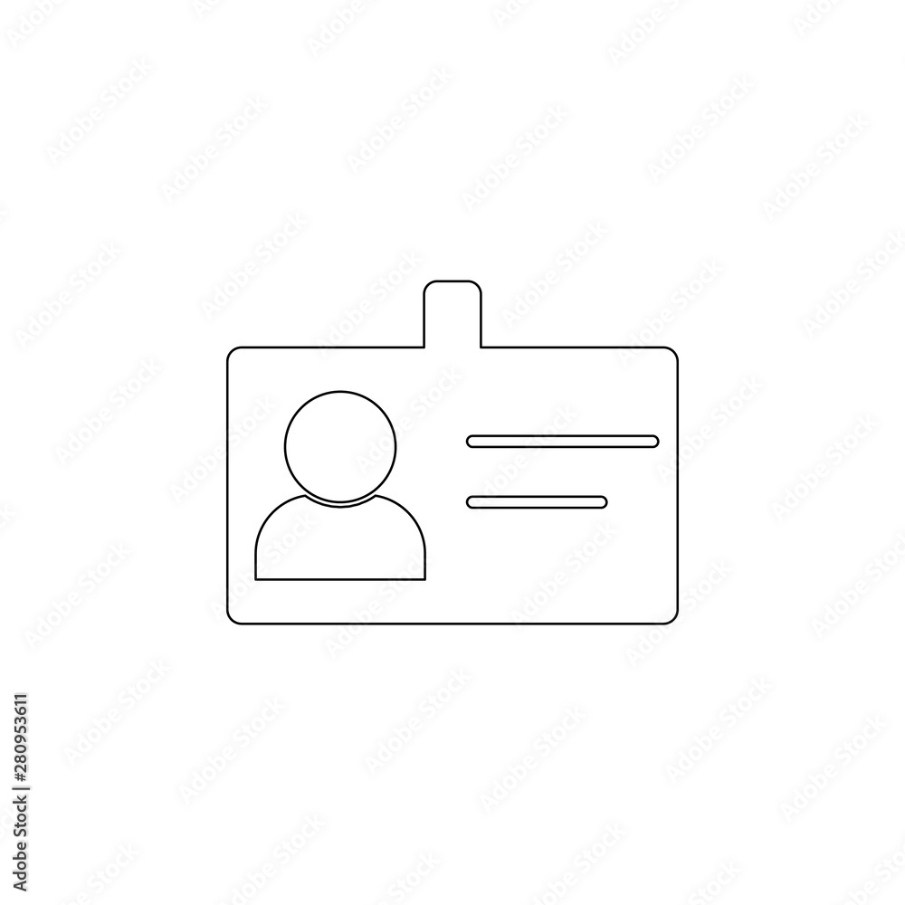 Aufkleber badge icon. element of web for mobile concept and web apps icon. outline, thin line icon for website