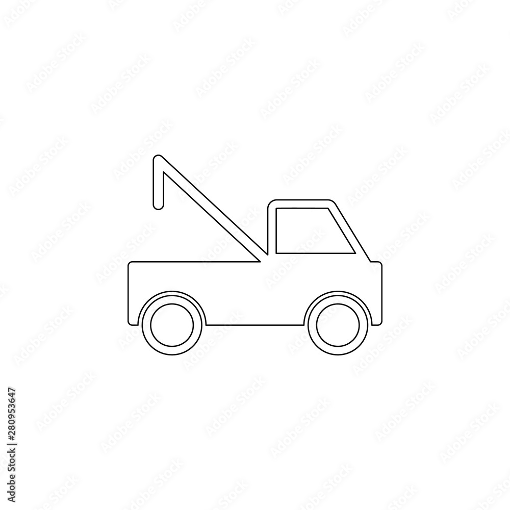 Poster wrecker icon. element of web for mobile concept and web apps icon. outline, thin line icon for websi