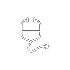 endoscope icon. Element of web for mobile concept and web apps icon. Outline, thin line icon for website design and development, app development