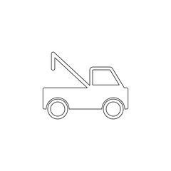 Fototapeta na wymiar wrecker icon. Element of web for mobile concept and web apps icon. Outline, thin line icon for website design and development, app development