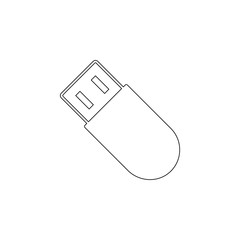 flash card icon. Element of web for mobile concept and web apps icon. Outline, thin line icon for website design and development, app development