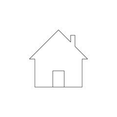 house icon. Element of web for mobile concept and web apps icon. Outline, thin line icon for website design and development, app development