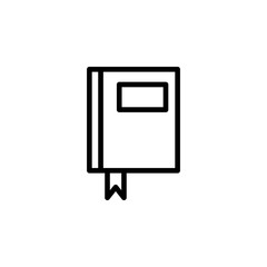 Book, education icon. Element of Education icon. Thin line icon