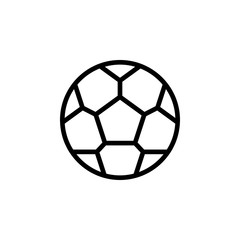 Fototapeta premium Football, sport icon. Element of Education icon. Thin line icon