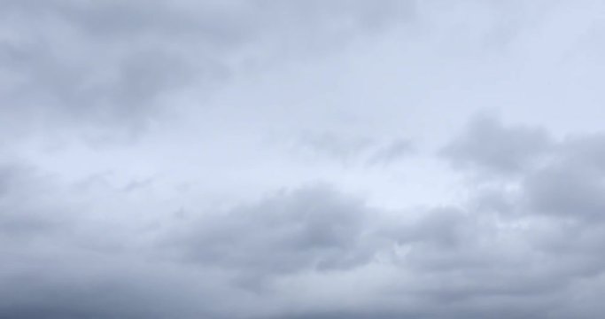 Time lapse of storm clouds moving fast during rainy season 