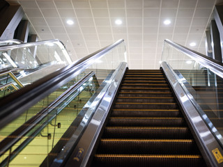 Escalator stairs going up in Dubai