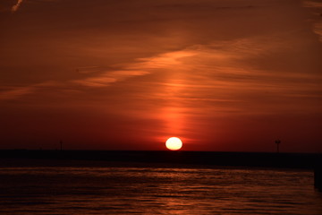 Fototapeta premium sunset at sea