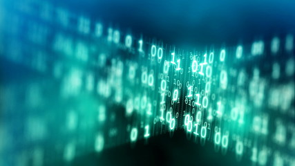 Internet data code concept