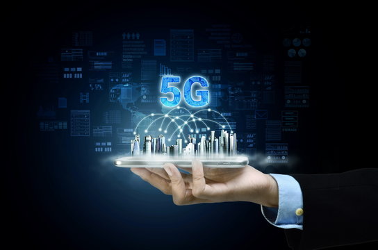 5G Internet network concept