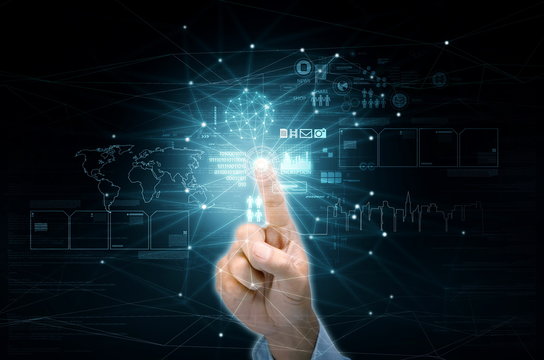 5G Internet network concept