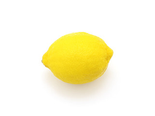 Lemon isolated on white background.