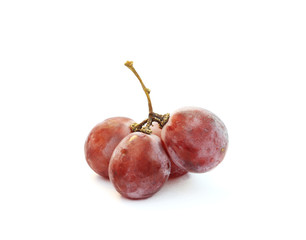 Fresh grape isolated on white background.