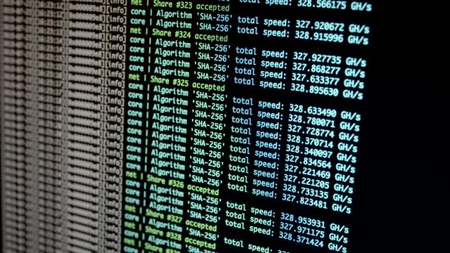 Mining 1.1 Cryptocurrency SHA-256 BTC Bitcoin Command Line hash
