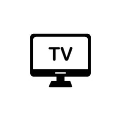 Television icon vector symbol illustration