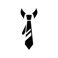 Tie symbol icon vector illustration