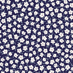 Seamless vector pattern of a beautiful flower,