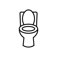 Toilet symbol icon vector illustration