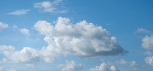 blue sky with clouds