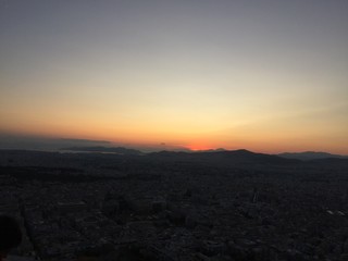 Sunsets in Athens
