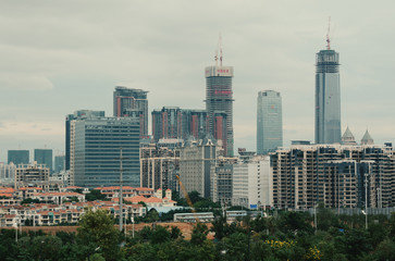 Plakat Cityscape of Nanning, China