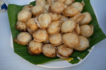 Thai sweetmeat Street food in thailand
