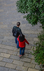 People visit old town in Chengdu, China