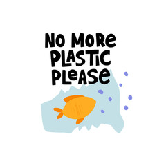 Sea species protection flat vector banner template