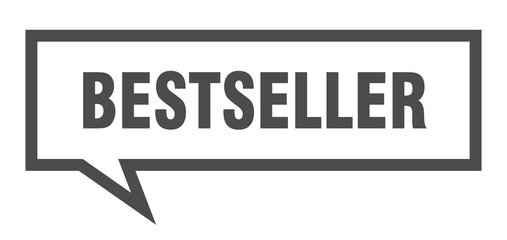 bestseller sign. bestseller square speech bubble. bestseller