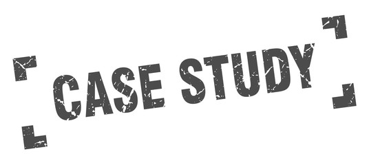 case study stamp. case study square grunge sign. case study