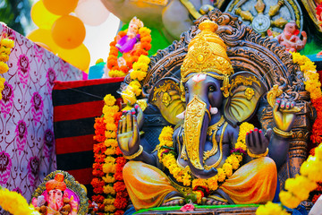lord ganesha , indian  ganesh festival.